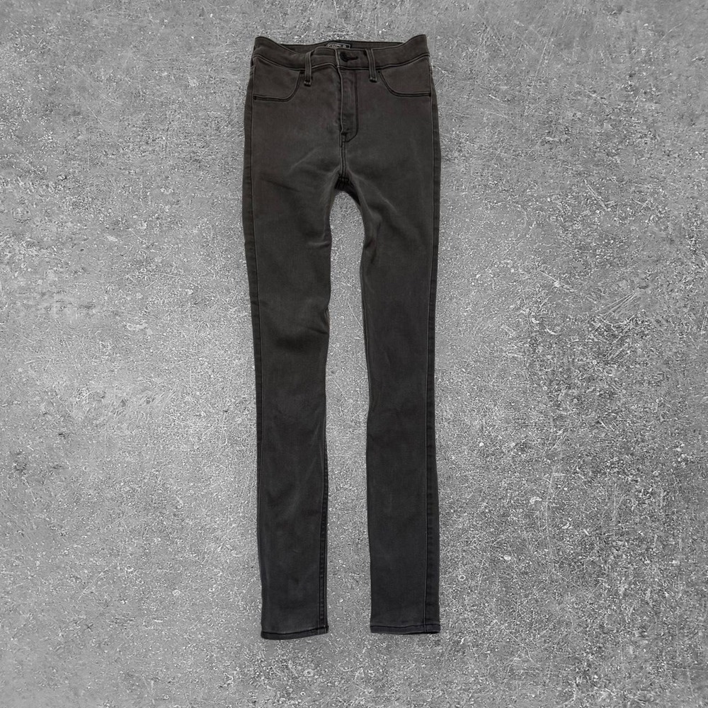 Abercrombie & Fitch Simone High Rise Jean Legging Black Grey Size 25 0R